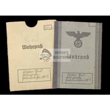 Wehrmacht Wehrpass tokkal - 1940