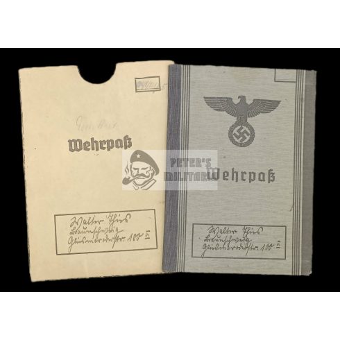 Wehrmacht Wehrpass tokkal - 1940