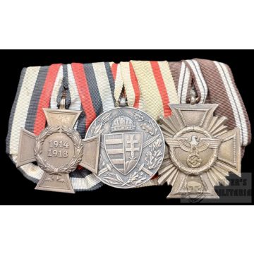 NSDAP parádépánt Magyar Háborús Emlékéremmel