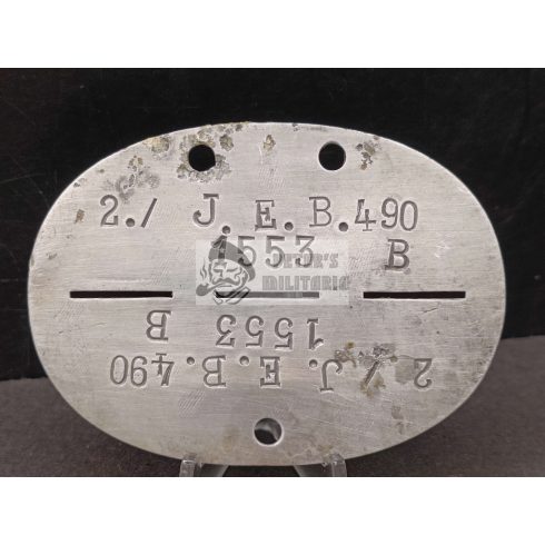 Wehrmacht dogtag / Infanterie Ers. Btl. 490