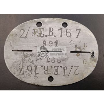 Wehrmacht dogtag - Infanterie Ers. Btl. 167