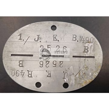 Wehrmacht dogtag - Infanterie Ers. Btl. 490