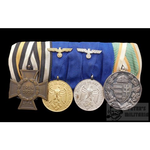 Wehrmacht parádépánt Magyar Háborús Emlékéremmel