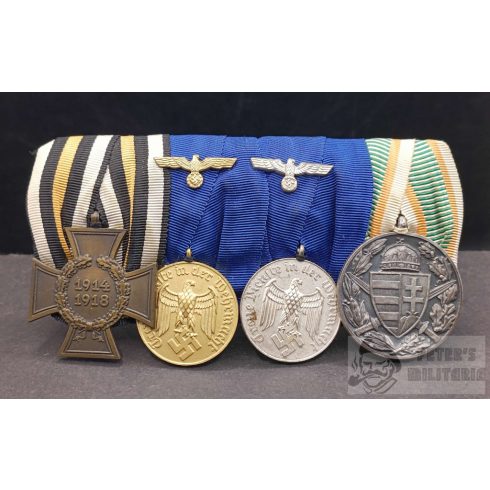 Wehrmacht parádépánt Magyar Háborús Emlékéremmel