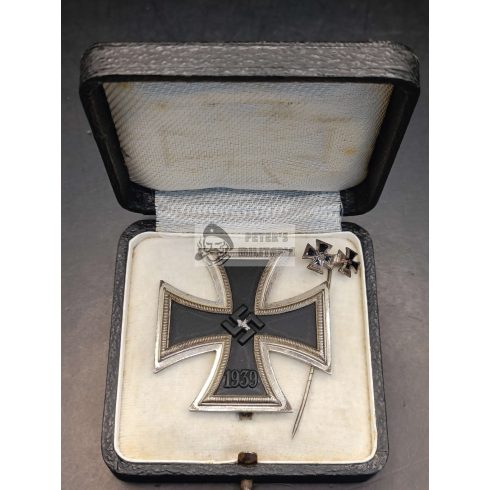 Iron Cross I. Class "20" in  box  with miniature