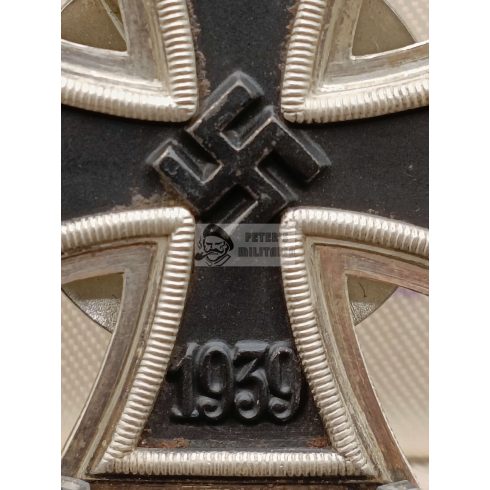 Vaskereszt I. osztály "L/18" screw back dobozában