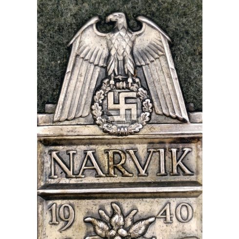 Narvik hadjárati pajzs posztóval