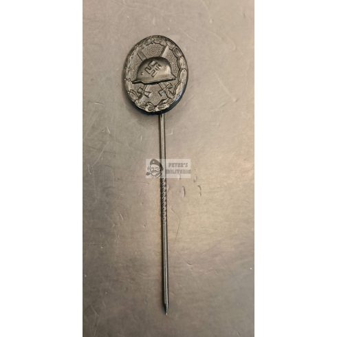 Black Wound Badge pin mini 16mm - "L/11" Deumer
