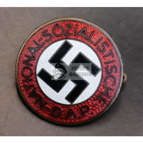 NSDAP Party Badge "M1/90" Apreck & Vrage, Leipzeig