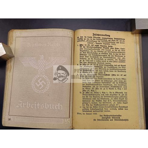 Arbeitsbuch / Munkakönyv 2-es típus / Franz Trinka