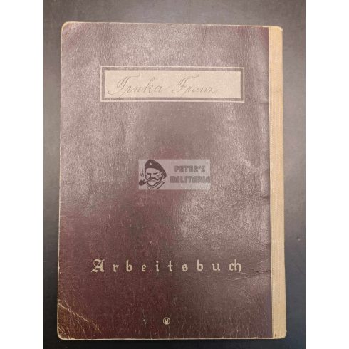 Arbeitsbuch / Munkakönyv 2-es típus / Franz Trinka