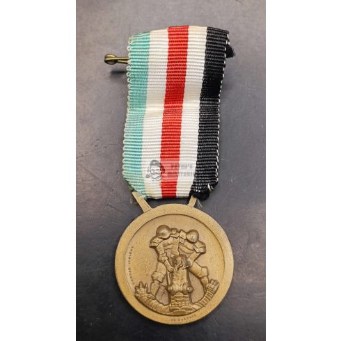 Afrika medál "Type2" szalagon, tűvel