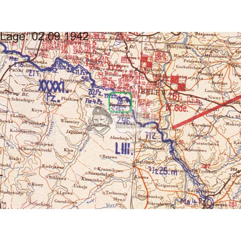 Tüzér kitüntetés adományozók egy személyhez - Vaskereszt, Keleti Front, Sebesülési