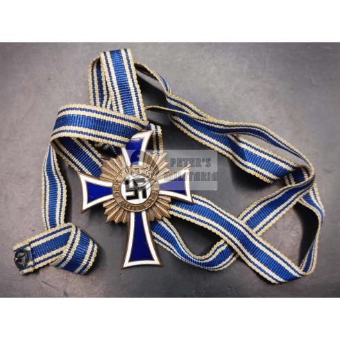 Mother Cross Bronze Grade - with patent ribbon