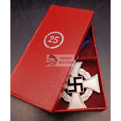 25 years Civil Service cross in  box 