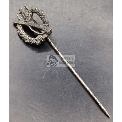 Infantry Assault Badge Silver miniature - 16 mm