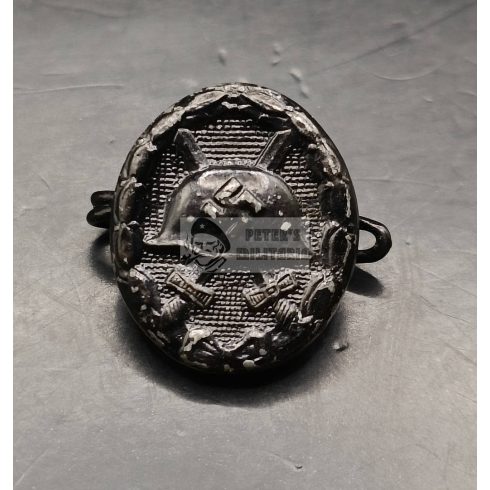 Black Wound Badge miniature - 16 mm