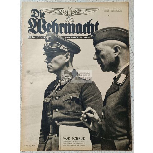 Die Wehrmach newspaper / Vor Tobruk