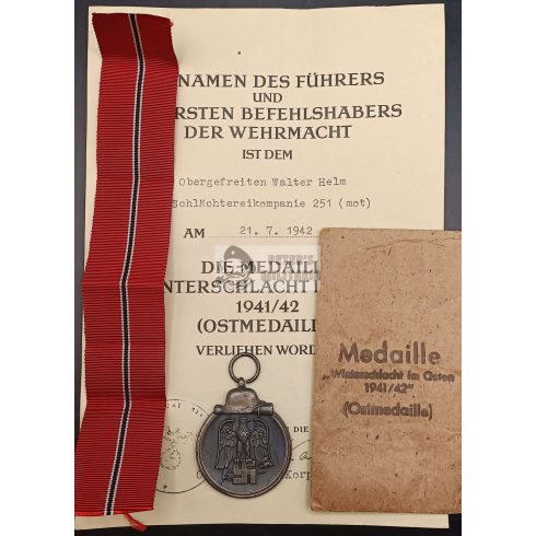 Keleti Front medál szett - "30" Hauptmünzamt Wien
