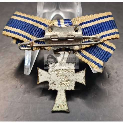 Anyasági Kereszt Ezüst fokozat miniatűr "L/11" W. Deumer