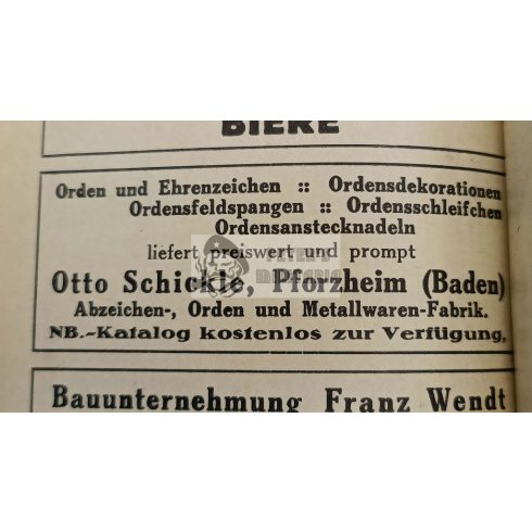 NSKOV zsebnaptár miniatűrrel / 1941 