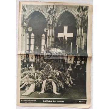 Képes Vasárnap - Gróf Teleki Pál ravatala / 1941.04.13.