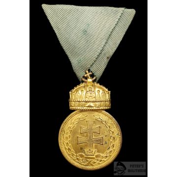 Magyar Koronás Bronz Érem - Signum Laudis 1922 