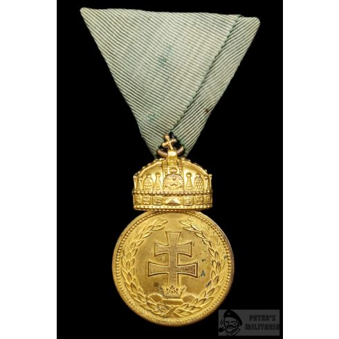 Magyar Koronás Bronz Érem - Signum Laudis 1922 