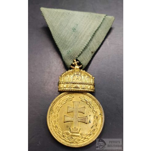 Magyar Koronás Bronz Érem - Signum Laudis 1922 