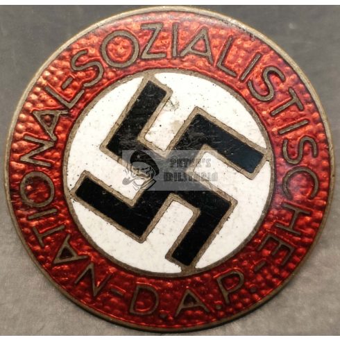 NSDAP tagsági jelvény "M1/34" - Karl Wurster, Markneukirchen