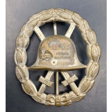   Sebesülési jelvény ezüst fokozat 1918 - "cut out"