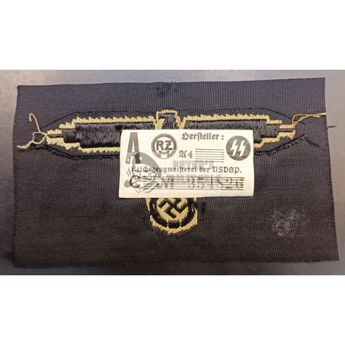 Waffen SS trópusi sas felvarró - RZM etikett cimkével