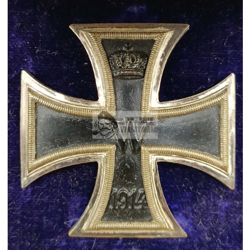 Vaskereszt 1914 I. osztály dobozában - Wilhelm Deumer