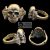 West Wall Skull ring