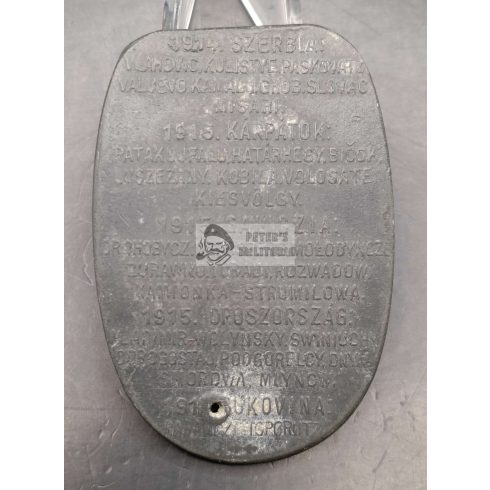 Cap badge of the Royal Hungarian 30th Infantry Regiment (Budapest)