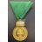   Magyar Koronás Bronz Érem - Signum Laudis 1922 - Polgári szalagon
