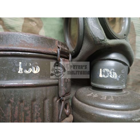Wehrmacht gázálarc szett - Pz. Schütze