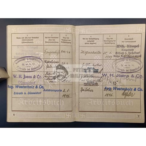 Extrém korai Általános Rohamjelvény adományozó és egyéb iratok 