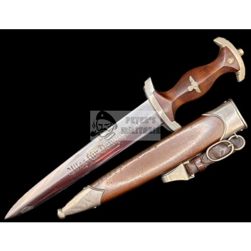 M33 SA dagger - early Friedrich Dick, Esslingen "Sw" SA Gruppe