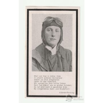 Luftwaffe fedélzeti rádiós halálozási értesítő 