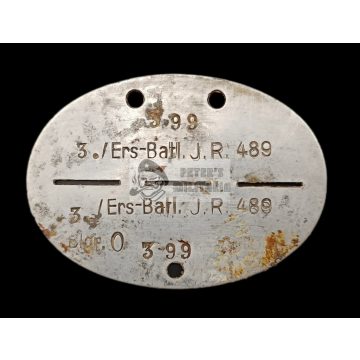Wehrmacht dogtag - Infanterie Ers. Btl. 489