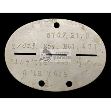 Wehrmacht dogtag - Infanterie Ers. Btl. 471