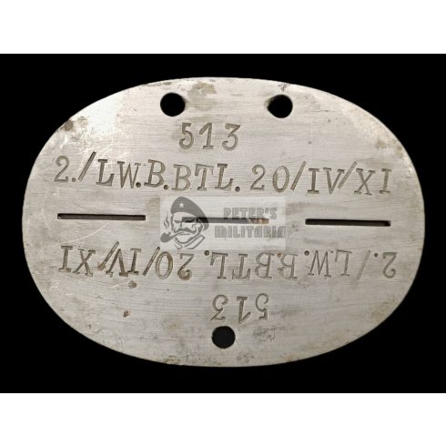 Luftwaffe azonosítójegy - L.W. Bau Batallion 20 / IV. / XI.