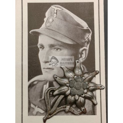 Gebirgsjäger Edelweiss halálozási értesítővel