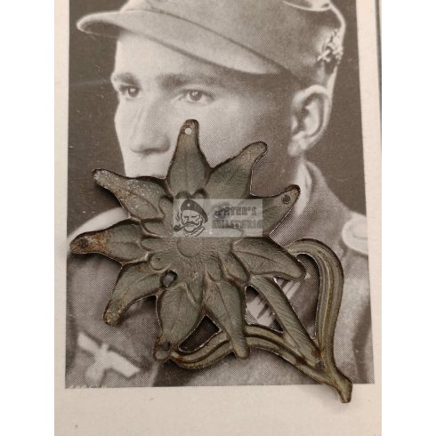 Gebirgsjäger Edelweiss halálozási értesítővel