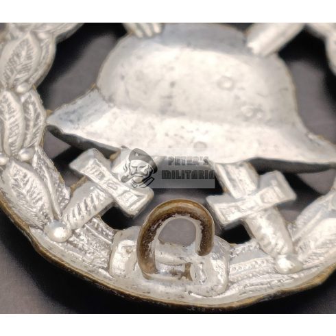 Ezüst Sebesülési jelvény 1918 - "cut out" 