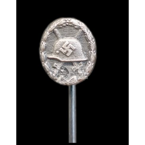 Ezüst Sebesülési jelvény miniatűr "L/14"