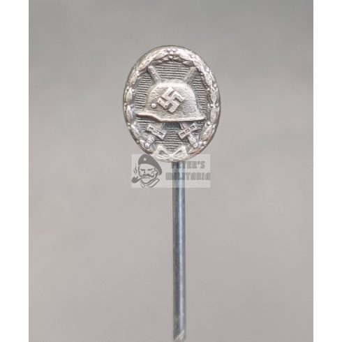 Ezüst Sebesülési jelvény miniatűr "L/14"