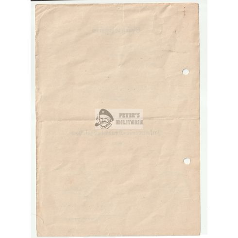 Gyalogsági Rohamjelvény adományozó - Jäger Btl. 13.