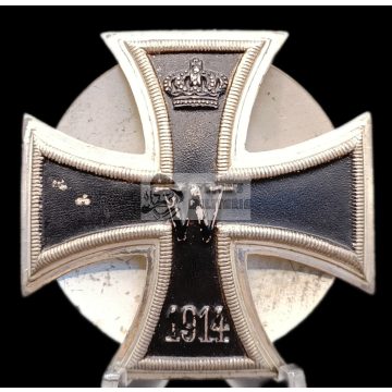   Vaskereszt I. osztály 1914 - Otto Schickle "screw back"